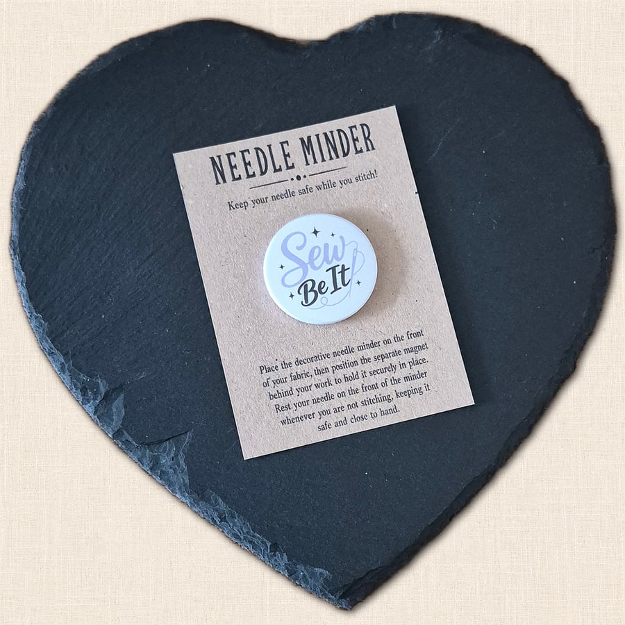 Sew Be It Needle Minder - Sewing Pun Stitching Accessory