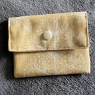 Yellow Trees Upholstery Coin or Card Purse 