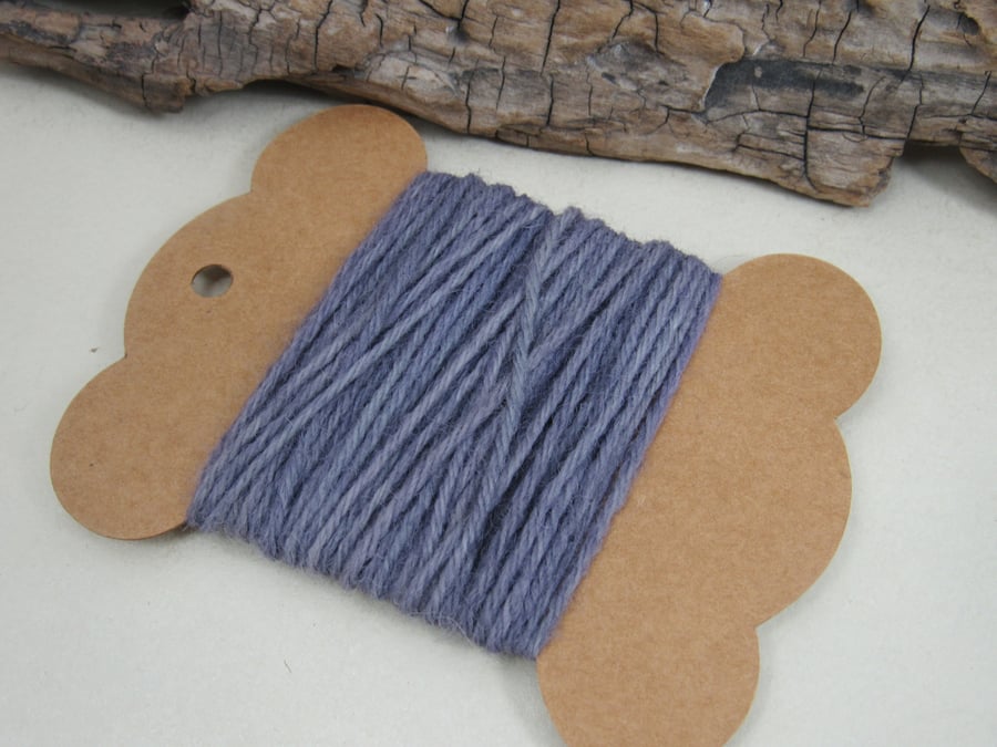 Hand Dyed Natural Alkanet Blue Dye Pure Wool Tapestry Thread