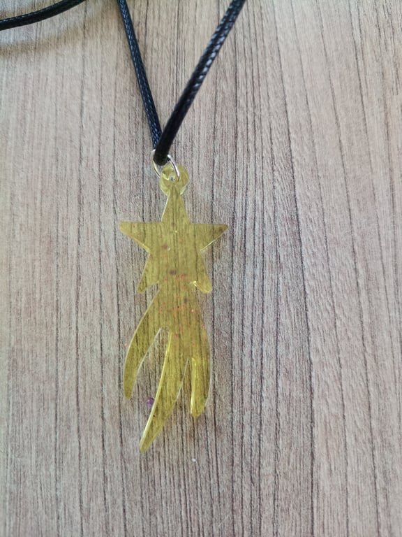 Handmade necklace made from resin quirky unique perfect