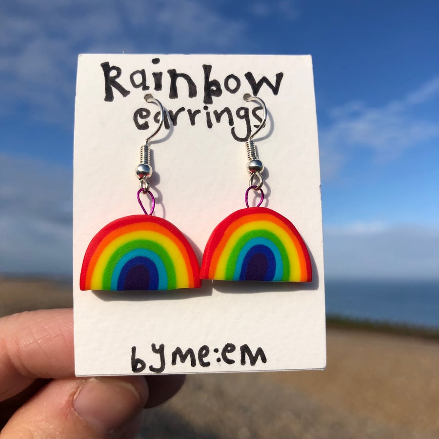 Rainbow Earrings perfect for party or gift 