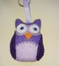Purple Owl Keyring - Image 1