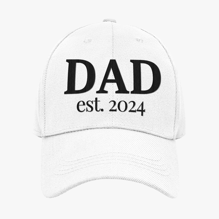 Personalised Dad Baseball Cap Dad Established ( enter year)