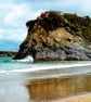 Towan Beach Newquay Print - Cornwall Coastal Wall Art - Surf Beach Photography