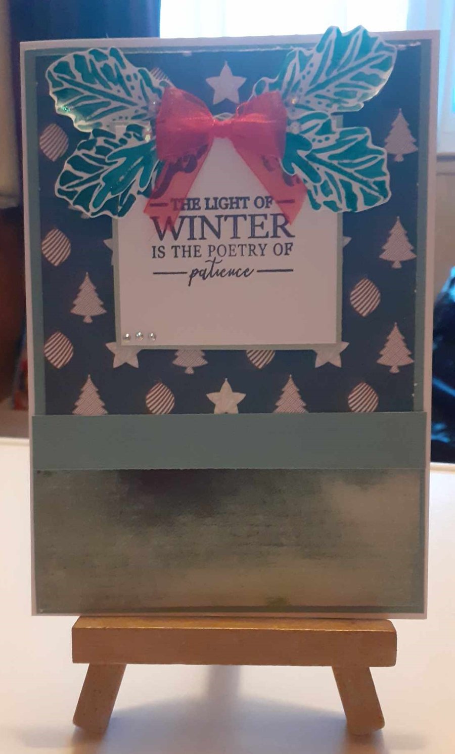 Green Christmas Card