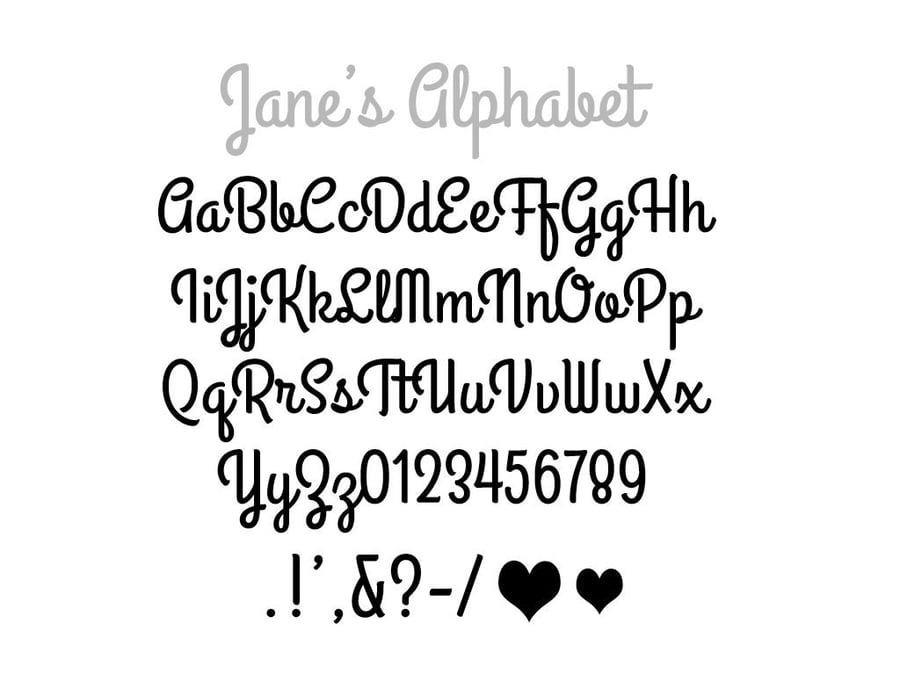 Jane's FULL Alphabet Book Folding Pattern plus hearts & paw prints - EMAILED PDF