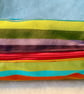 Vibrant stripes - Medium boxy zipper pouch - Image 6