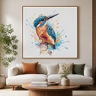Printable Download of Kingfisher Print