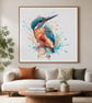 Printable Download of Kingfisher Print