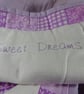 Patchwork Quilt for the Nursery in Lilac Fabric. - Image 2