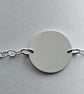 Pig Engraved Sterling Silver Coin Bracelet - Image 8