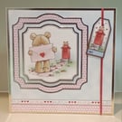 Valentine or Anniversary card, Sent With Love