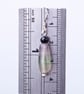 Fluorite drop and black onyx gemstone sterling silver earrings - Image 3