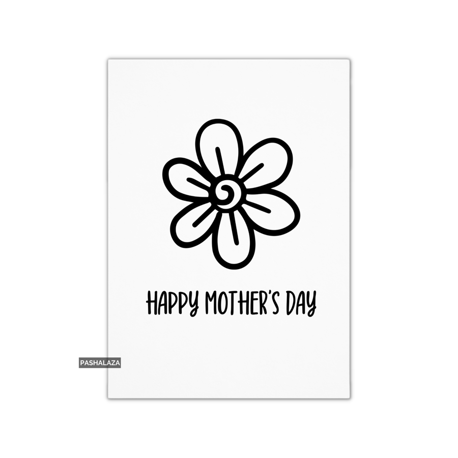 Mother's Day Card - Novelty Greeting Card - Flower