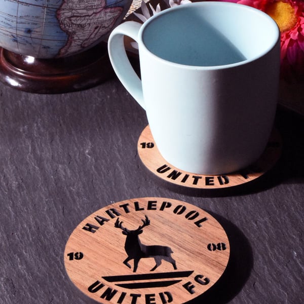 Individual Hartlepool United Coaster