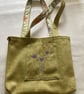 Beautiful and practical herringbone  weave shoulder or handbag. - Image 3