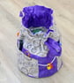 Small Drawstring Reversible Knitting or Crochet Project Bag - Image 3