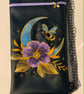 Bee & Moon Embroidered Crossbody Bag