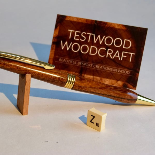 Handcrafted wooden pen