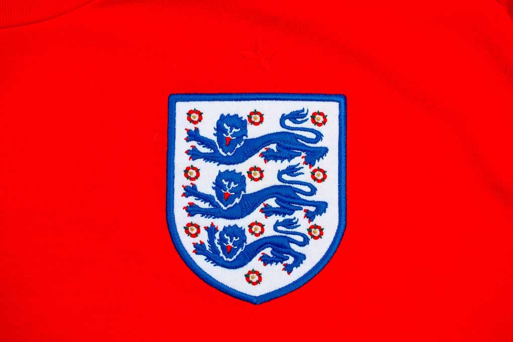 England Three Lions Football Shirt Badge Photograph Print