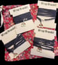 Set of 4 Rainbow Charm Boho Wrap Bracelets with Bag