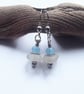 Seaglass Earrings: Baby Blue - Image 4