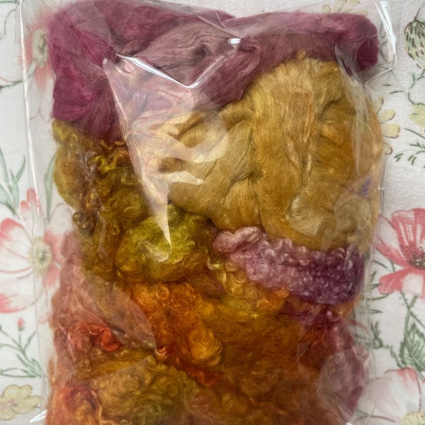 Hand Dyed Texture Pack for Felters & Spinners