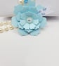 3D Floral Gift Tag, Handmade Layered Flower Decoration, Luxury Gift Wrap - Image 9