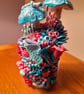 POLYMER CLAY FUNGI SCULPTURE - MUSHROOM SCULPTURE - POLYMER CLAY MUSHROOMS - Image 10