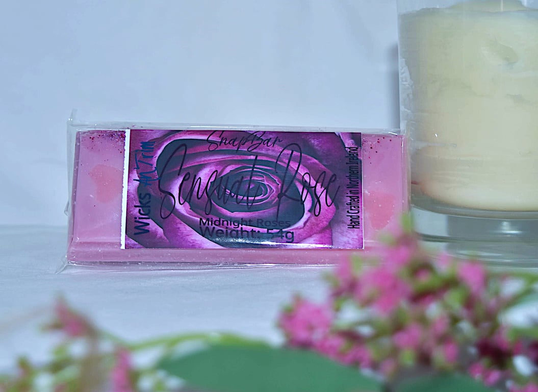 Sensual Rose Hand Poured Soy Wax Melt SnapBar