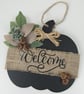 Welcome Pumpkin Shape Sign Home Decoration - Image 2