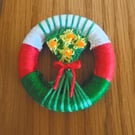 Welsh Daffodil Brooch: Cymru Flag Pin, Flower of Wales, St Davids Day Accessory