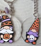 Handmade Acrylic Halloween Ghost & Gonk Keyrings - Image 7