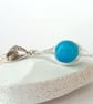 Beautiful blue agate wire wrapped necklace - Image 4
