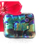 Patchwork  Brooch 101 Dichroic Fused Glass Handmade  - Image 4