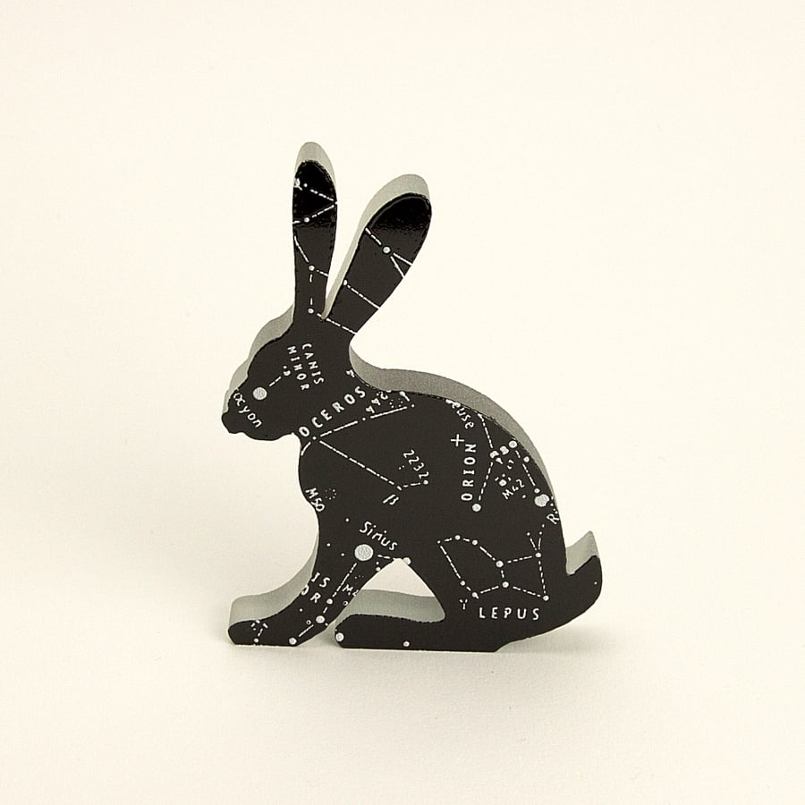 Lepus Constellation Glass Hare Sculpture