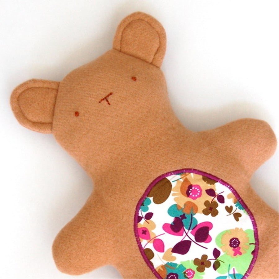 Cashmere Little Ted with Kitchy Flower print belly.