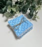 Reusable Bamboo Towelling Face Pads Pack of 7 - Blue Polka Dot - Image 4