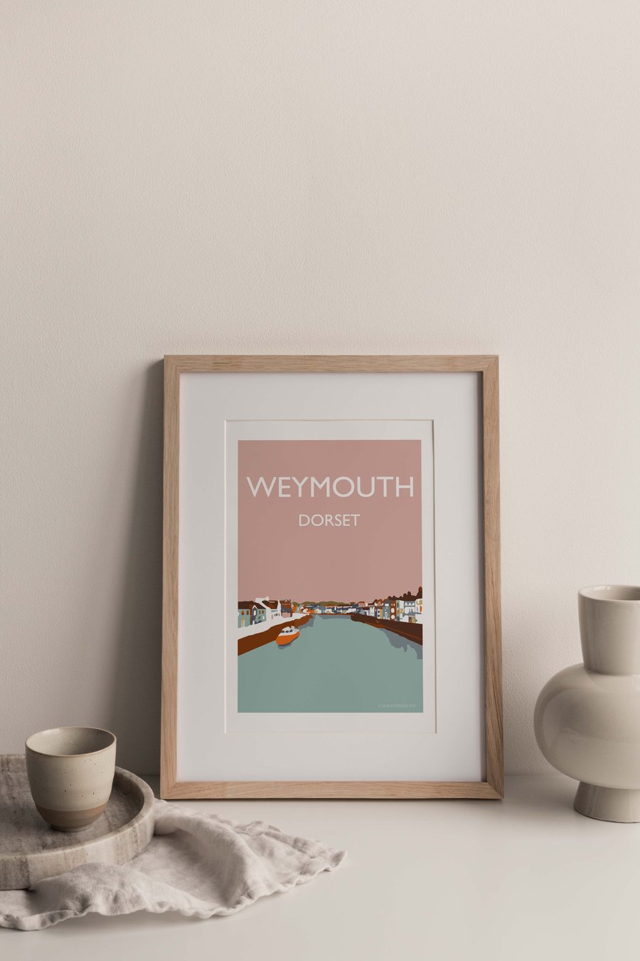 Weymouth, Dorset, UK Giclee Travel Print