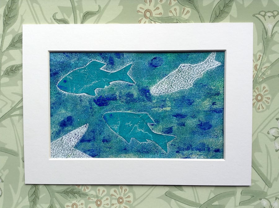  “Dark Water" monoprint