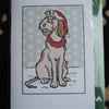 Spinone Christmas Card 