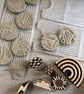 Handmade Weather Ceramic brooch, Hand Made Pottery Badge - Image 6