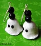 Sterling Silver Spooky Ghost Drop Earrings  - Image 5