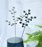 Blossom Stem, Wire Art, Flower Arrangement Display - SILVER - Image 1