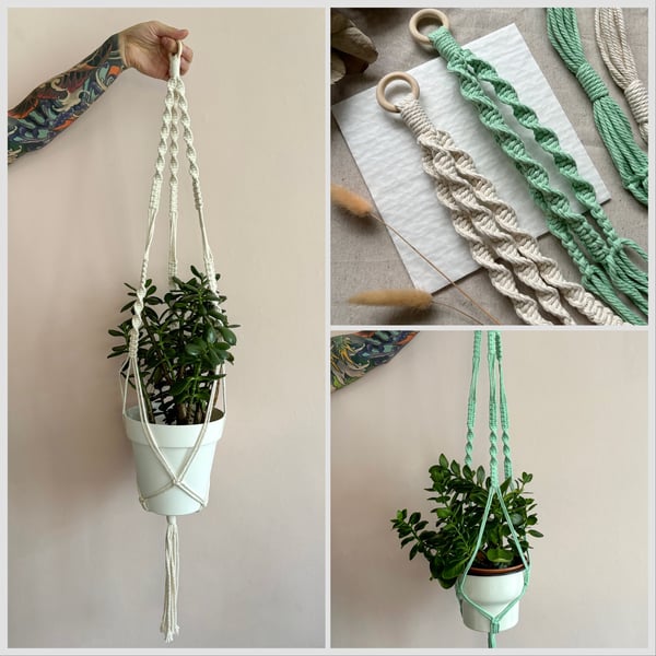 Plant hanger, macrame hanging, hanging planter, macrame plant hanger