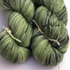 Blue Smudge - Superwash merino-nylon 4 ply yarn