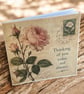Vintage Botanical Greeting Card. Handmade Parchment Paper Card.  - Image 5
