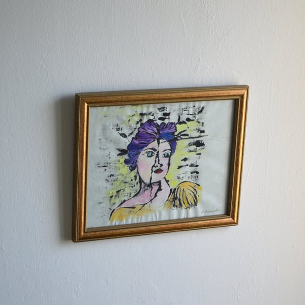 Roman Fresco Pop art style