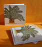 PEEPING PALM TREE CARD BLANK FOR YOUR OWN MESSAGE - Image 2