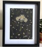 Pressed Flowers, Astrantia Botanical Framed Art - Image 2